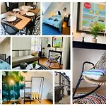 La Maison Des Plantes, Charmante, Atypique Et Cosy Pour 4 Personnes Avec Parking Et Jardin Rouen