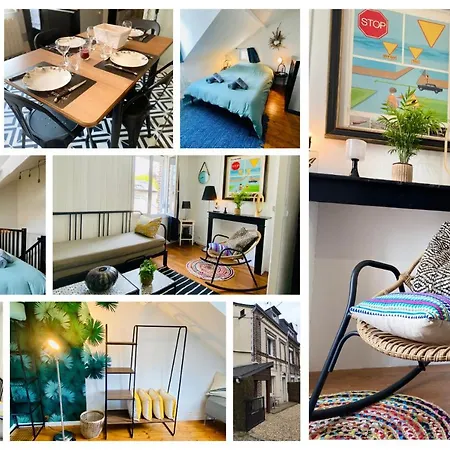 La Maison Des Plantes, Charmante, Atypique Et Cosy Pour 4 Personnes Avec Parking Et Jardin 鲁昂