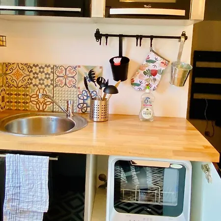 Nyaraló La Maison Des Plantes, Charmante, Atypique Et Cosy Pour 4 Personnes Avec Parking Et Jardin Rouen