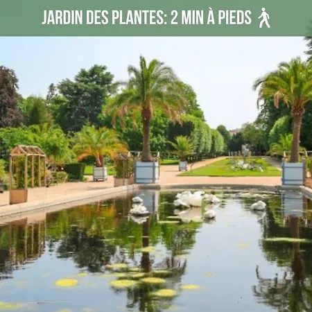 Tatil Evi La Maison Des Plantes, Charmante, Atypique Et Cosy Pour 4 Personnes Avec Parking Et Jardin Rouen