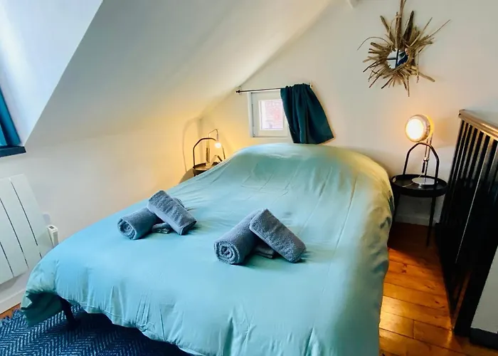 Feriehus La Maison Des Plantes, Charmante, Atypique Et Cosy Pour 4 Personnes Avec Parking Et Jardin