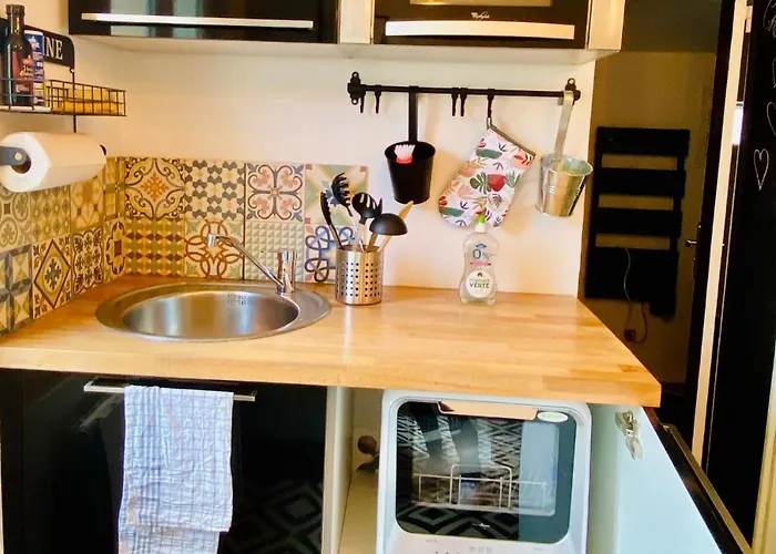 Feriehus La Maison Des Plantes, Charmante, Atypique Et Cosy Pour 4 Personnes Avec Parking Et Jardin Rouen