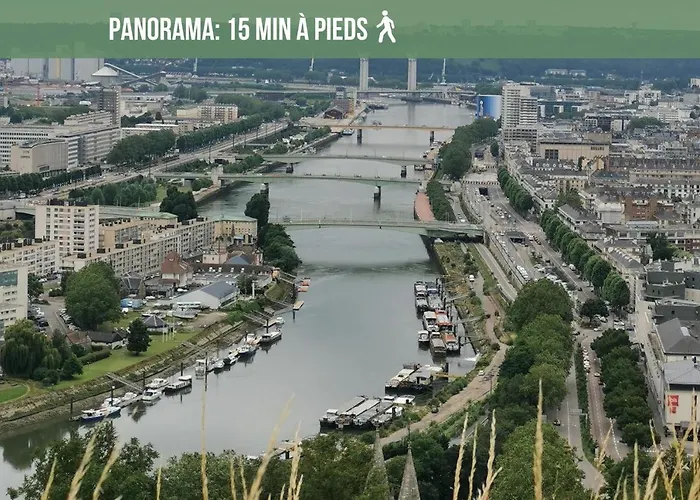 La Maison Des Plantes, Charmante, Atypique Et Cosy Pour 4 Personnes Avec Parking Et Jardin 鲁昂